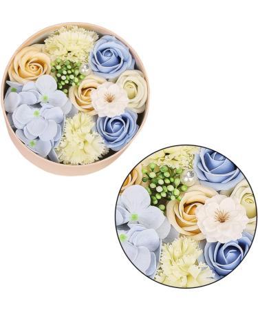 FRCOLOR 2 Pcs Soap Flower Gift Rose Soap Flowers Natural Bar Soap Natural Preserved Rose Soap Romantic Gift Rose Essential Oil Soap Rose Flower Petals Bar Soap Natural Flower Box Christmas - Buy Online on SooperMarket.com