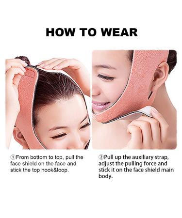 Slim Face V-Facial Double Chin Reducer Belt | Elastic Jawline Shaping Tool for Facial Care | K-07A - Buy Online on SooperMarket.com