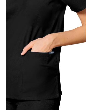 Adar Universal Unisex Scrubs - Drawstring Scrub Set in Medium Black - Buy Online on SooperMarket.com