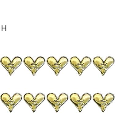 Worparsen Nail Art Decors Attractive Flower Love Heart Bear Modeling Fake Nail Decor Resistant Realistic Looking H - Buy Online on SooperMarket.com