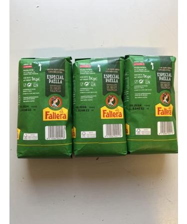Buy 3kg La Fallera Special Paella Rice (DO Valencia) Authentic Spanish Rice for Perfect Paella | International Shipping Available - Buy Online on SooperMarket.com