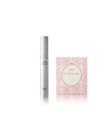 DHC Mascara Perfect Pro Double Protection 0.17 oz. (5 g) Net wt. and Blotting Paper (100 sheets)