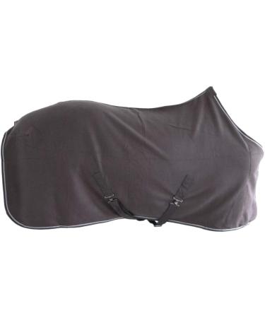 Marengos Economic Sweat Rug - Breathable Fleece Transport Blanket for Horses | Removable Cross Strap | Grey 115cm - Buy Online on SooperMarket.com