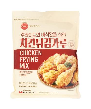 WaNaHong Nongshim Korean Fried Chicken Pre-Mixed Batter Flour 500g | Easy-to-use Resealable Bag