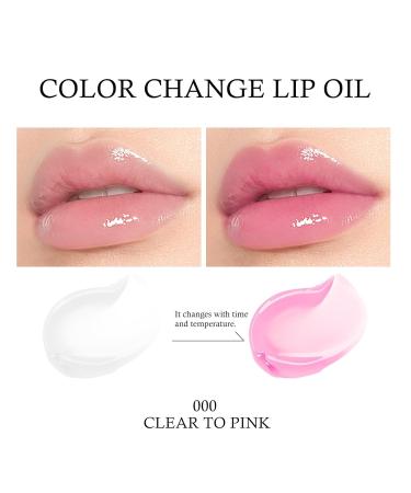 Magic Color Changing Lip Oil V2 - Hydrating Pink Glow Oil for Moisturizing & Plumping Dry Lips - Color Change Effect - Buy Online on SooperMarket.com