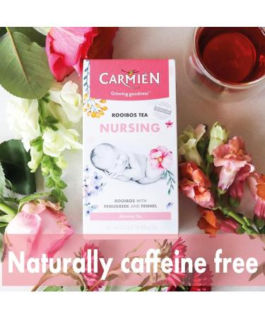 Breastfeeding Tea for Nursing & Lactation Supports Milk Supply Naturally Caffeine Free & High In Antioxidants 40 Fenugreek Red Bush & Fennel Biodegradable Teabags - Buy Online on SooperMarket.com