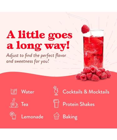 Jordan's Skinny Mixes Sugar-Free Syrup Raspberry Flavor Fruit Flavored Water Enhancer Drink Mix for Iced Tea Lemonade and More - Zero Calorie Flavoring - Keto Friendly - 750ml Pack of 6 - Buy Online on SooperMarket.com