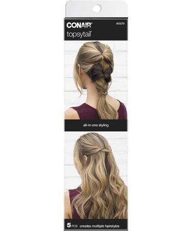 Conair Topsytail Set - 5-Piece Hair Styling Tool for Perfect Updos - Buy Online on SooperMarket.com