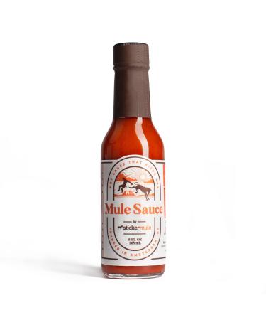 Mule Sauce - Hot sauce with Habanero, Yellow scotch bonnet and Bhut jolokia. (5 oz, 1)
