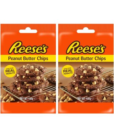 Peanut Butter Choc Chips Bundle Reese's Peanut Butter Baking Chocolate Chips 100g (2 Pack) - Buy Online on SooperMarket.com