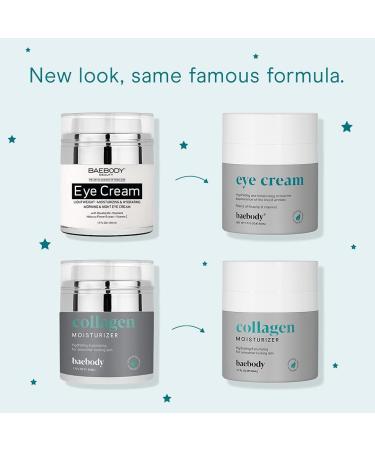 Baebody Eye Cream & Collagen Face Cream Bundle - Rejuvenating Skincare Set - Buy Online on SooperMarket.com