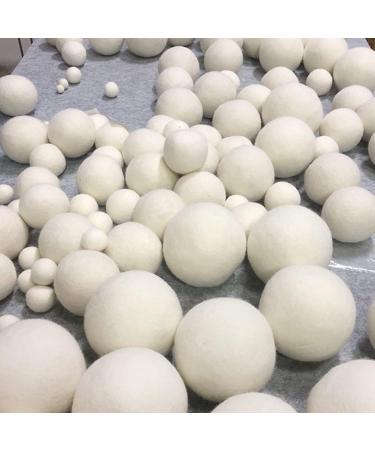 Wool Drying Balls 6Pcs Reusable Skin Friendly Static Reduction Time Saving Fabric Softener Ball Household Lightweight Portable Wool Drying Balls for Clothes Laundry (6cm) - Buy Online on SooperMarket.com