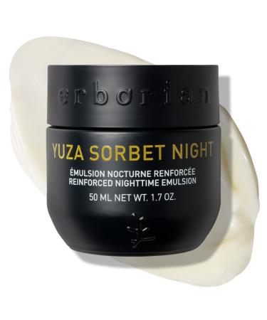 Erborian-Yuza Sorbet-Vitamin C Night Cream-Nourishing & Hydrating Moisturizer To Boost Radiance Soothe Dehydrated Face Skin & Help Fight Signs Of Aging - Reinforced Nighttime Emulsion-1.7 Oz