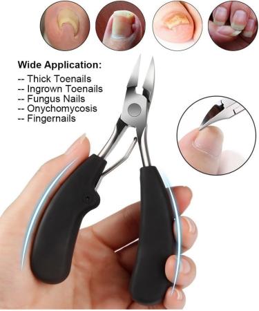 INSGB Nail Clippers Set for Thick or Ingrown Toenails - Baby Nail Cutter with Toenail Lifter & Pedicure Tools - Buy Online on SooperMarket.com