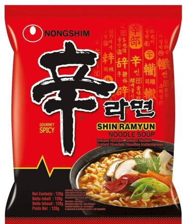 Nong Shim Shin Noodle Ramyun Gourmet Spicy Picante 4.2-Ounce Packages (Pack of 20) by SPICEHUB