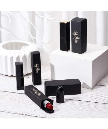 BENECREAT 50 Pack Black Kraft Paper Lipstick Box for Wedding Packaging - 3.5x1x1 Inch (Pack of 50) - Buy Online on SooperMarket.com