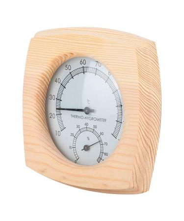 HEEPDD Sauna Room Thermometer Sauna Wood Meter for Thermometer Hygrometer Indoor Thermometers