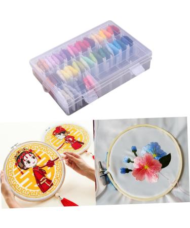 Villcase Cross-Kit Set: 2 Beginner-Friendly Embroidery & Yarn Organizers for Crafting | Cross Stitch Tools & Supplies for Fabric Art - Buy Online on SooperMarket.com