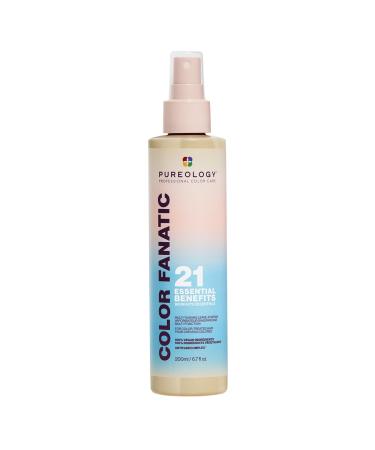 Pureology Color Fanatic Multi-Tasking Spray 21 Benefits Primes Perfects & Protects Colour-Treated Hair Leave In Conditioner Spray Vegan Formulas Sulphate Free for a Gentle Cleanse 200 ml New Look