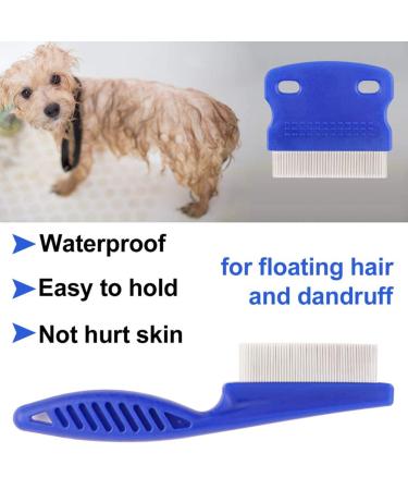 Premium 6-Part Pet Grooming Massage Comb Set for Cats & Dogs - Effective Flea Lice & Tick Removal Tools - Buy Online on SooperMarket.com