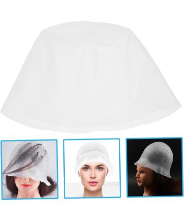 PLAFOPE Silicone Highlighter Cap Caps Hair Highlighting Kit Hair Highlighting Hat Dyeing Color Cap Salon Silicone Cap Silicone Hair Salon Cap Hair Highlight Hat Dye Cap White - Buy Online on SooperMarket.com