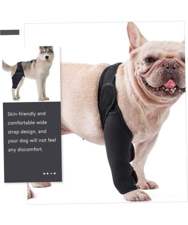 CORHAD Pet Injury Knee Puppy Brace Elbow and Knee Pads Dog Knee Cover Butter Care L As Shown - Buy Online on SooperMarket.com