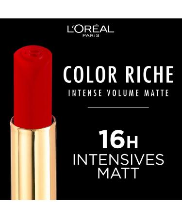 L'Or al Paris Color Riche Intense Volume Matte Lipstick 241 Le Coral Irreverent - Powdery Matte Finish & 16-Hour Wear 1.8g (1 Pack) - Shop Internationally! - Buy Online on SooperMarket.com