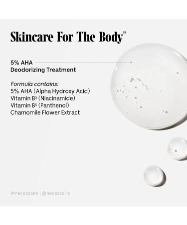 Necessaire Deodorant Gel - Eucalyptus, 5% AHA. Combat Odor, Treat Discoloration, Clear Bumps. Quick-Dry, Hypoallergenic. Dermatologist-Tested. Aluminum-Free. 50ml/1.7oz - Buy Online on SooperMarket.com