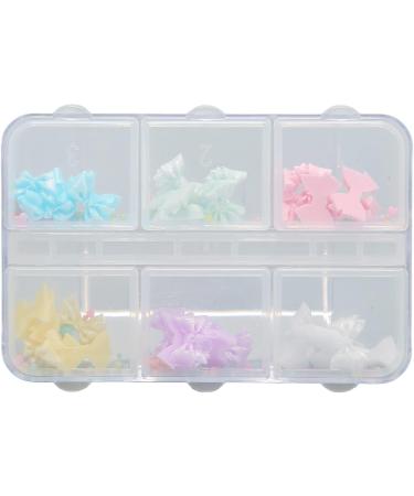 Nail Art Decoration Portable Elegant Nail Care Bowknot Accessories Safe Resin Beautiful for DIY - Buy Online on SooperMarket.com