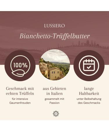 Pack of 3 Lussiero Truffle Butter with Real White Bianchetto Truffle - Gourmet Tuber Borchii 80g Each | International Shipping - Buy Online on SooperMarket.com