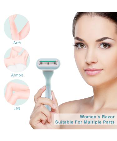 DreamGenius 5-Blade Women's Razors for Sensitive Skin - Includes 1 Handle and 5 Refills - Buy Online on SooperMarket.com