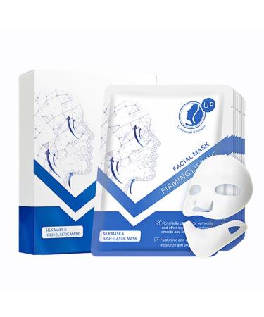 V Line Lifting Face Mask V Shape Lifting Face Masks Skincare with Hyaluronic Acid Chin Lift Mask Firming Lifting Facial Mask Hydrating Double Chin Reducer Moisturizing Face Slimmer