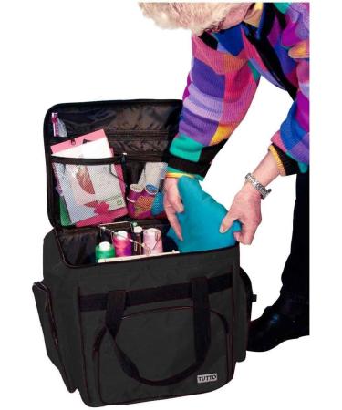 Tutto Black Serger/Accessory Bag - Organize Your Sewing Supplies in Style - Buy Online on SooperMarket.com