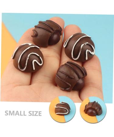 ifundom Toys 16pcs Simulation Chocolate Interesting Chocolate Model Small Chocolate Decor Fake Chocolate Simulated Decorative Chocolate Decor Chocolate Props Bulk Resin Dessert Biscuits 2.00X2.00X1.50CM 1 - Buy Online on SooperMarket.com