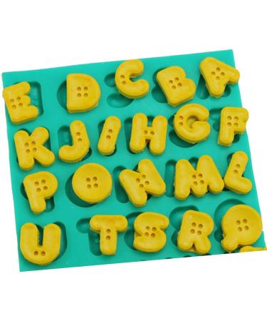 STOBOK 2pcs Silicone Molds Butter Cookies Cake Mold Candy Molds Soap Loaf Mold Cakesicles Mold Letter Molds Cupcake Chocolate Mold Baking Tool Fondant Mold Epoxy Decorative Mold Greenx2pcs 12x13cmx2pcs - Buy Online on SooperMarket.com