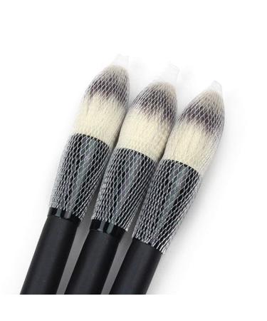 100pcs Makeup Brush Mesh Protector - Reusable Elastic Dust Cover Guard for Cosmetics - Buy Online on SooperMarket.com
