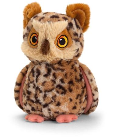 Deluxe Paws Plush Cuddly Soft Eco Toys 100% Recycled (Owl)