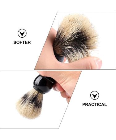 Buy Men's Back Razor Set - 4pcs Ultra-Soft Bristle Shave Brush & Handle - Perfect for Inner Shaving - Silver Spitz Roof Design - Buy Online on SooperMarket.com
