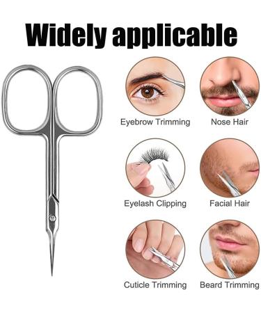 Cuticle Scissors Stainless Steel Small Manicure Scissors Nail Scissors for Women Professional Nail Scissors for Trimming Eyebrows Nose Hair Finger & Toe Nail Care - Buy Online on SooperMarket.com