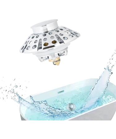 Versatile Sink Stopper Tub Drain Cover Convenient Bathroom Sink Drain Stopper Metal Perfect For Any Bathroom Tub Stopper - Buy Online on SooperMarket.com