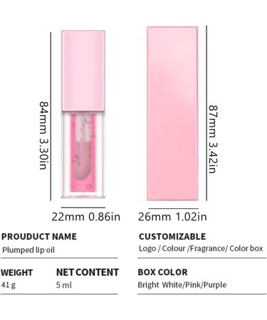 Plumping Lip Oil Moisturising Lip Gloss Tinted Lip Balm Lip Care Transparent Lip Oil Long Lasting Nourishing Lip Gloss Oil 5 ml Lip Balm Stick (I One Size) 1 count (Pack of 1) I - Buy Online on SooperMarket.com