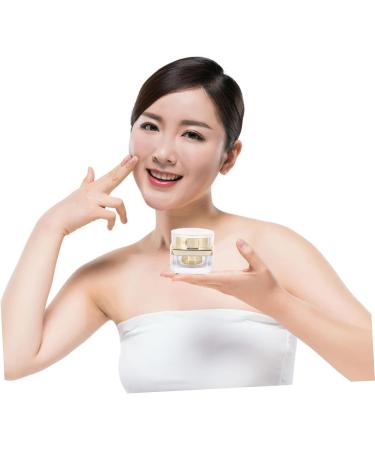 Mikinona 1pc Cream Empty Cosmetic Jars Sample Holder Face Cream Pot Jars Face Cream Containers Cream Empty Jars Reusable Bottle Creami Lotion Practical Cream Bottle Acrylic 4.6x4cm Golden - Buy Online on SooperMarket.com