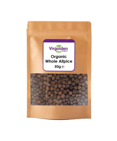 Organic Allspice Whole (Pimento) 50g by Virgolden Organic