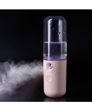 Nano FacialHandy Mist Sprayer Hydrating Makeup and Moisturizing Atomization Humidifier for Skin Care (Pink) (Light Pink) - Buy Online on SooperMarket.com