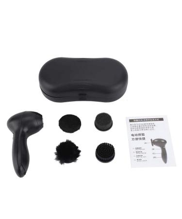 Electric Shoe Cleaning Brush Electric Shoe Polisher Handheld Portable Electric Shoe Shiner Multi-purpose Polisher Buffer for Leather Bags Car Seat Maintenance