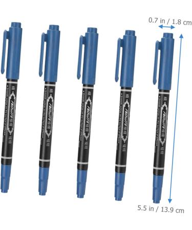 Hemoton 5pcs Pen Eyebrow Pen Pens Eyebrow Position Pen Double Head Drawing Tool 13.9x1.8cm Blue - Buy Online on SooperMarket.com