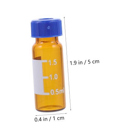 PLAFOPE 300 Pcs Sampling Bottle Sealing Bottles Steamer Ptfe Disk Mini Sample Bottles Sample Bottles with Lid Clear Sample Bottles 2ml Bottles Small Vial Glass With 1X1cmx3pcs As Shownx3pcs - Buy Online on SooperMarket.com