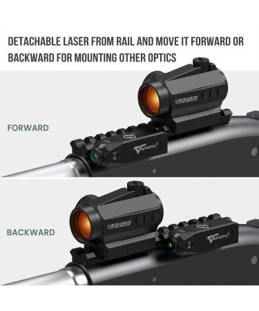 Votatu MBL-G Green Laser Sight | Mossberg Series Picatinny Mount | Strobe Function | USB Rechargeable - Buy Online on SooperMarket.com