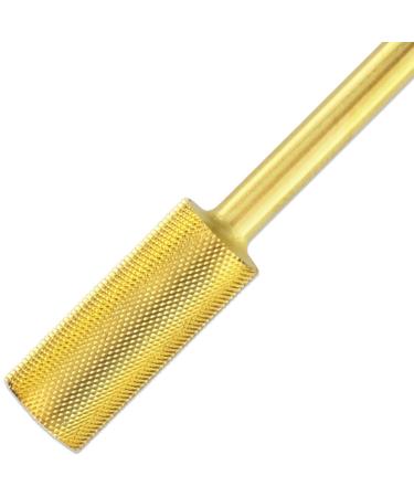 PANA Small Barrel Gold Nail Drill Bit 2X Fine Grit | 3/32 Shank Size - Fast Acrylic & Hard Gel Removal for Manicure Pedicure - Salon Quality Tool - Buy Online on SooperMarket.com