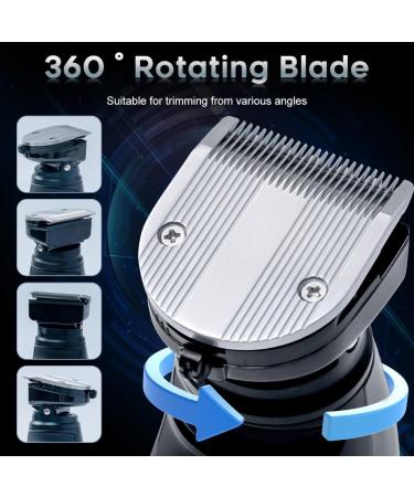 Hatteker Bald Head Trimmer Beard Trimmer Hair Clippers Trimmer Shavers for Men Hair Trimmer Body Trimmer Waterproof Rechargeable Cordless Portable Haircut Kit - Buy Online on SooperMarket.com